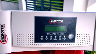 Microtek solar Inverter All Important Setting amp Features  Solar Inverter Setting [upl. by Namref438]