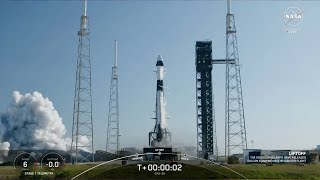 Replay SpaceXs 30th cargo mission launches to space station [upl. by Anav491]