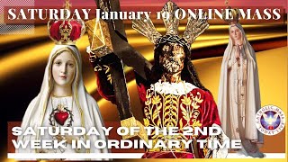 HOLY MASS TODAY  January 20 SATURDAY ONLINE MASS  Sabado Banal Na Misa [upl. by Nappie]