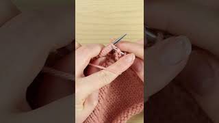 How I Knit 1x1 Rib Faster as a Continental Knitter [upl. by Jorie895]