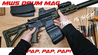 A Drum Magazine for your Tokyo Marui MWS [upl. by Prudy]