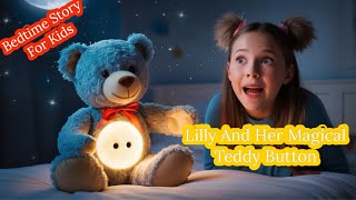 Lilly and Her Magical Friend Teddy Bear Button “ Bedtime Story For Kids [upl. by Godiva]