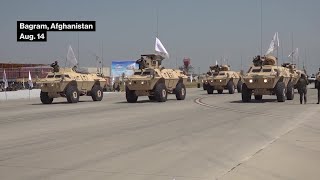 Taliban Hold Parade at Former US Base in Afghanistan [upl. by Anoj]