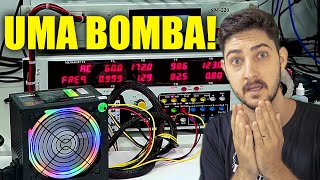 A FONTE DE 1200W DO ALIEXPRESS FOI TESTADA PELO TECLAB PENSA NA BOMBA [upl. by Ennairda]