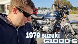 1979 Suzuki GS1000 G  History and Fall Foliage Color Ride  Rural Vermont [upl. by Severn]