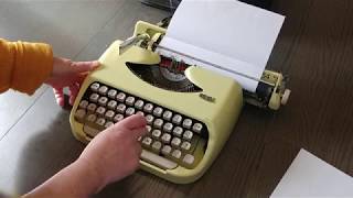 TYPING TUTORIAL  1963 Royal Royalite 64 [upl. by Olympia]