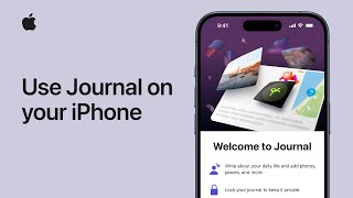 How to use Journal on your iPhone  Apple Support [upl. by Zeugirdor]