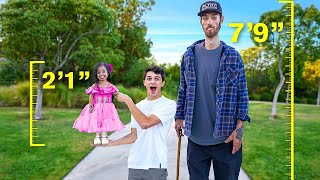 The Worlds Shortest Woman VS Tallest Man [upl. by Groome]