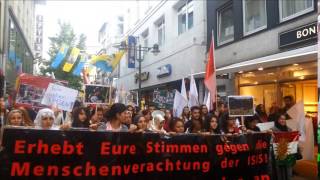 Demonstration Wuppertal gegen IS ISIS Terroristen [upl. by Odella]