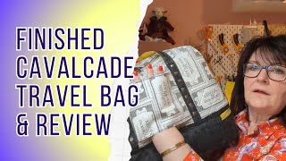 Cavalcade Travel Bag with Harry Potter Fabric  fridaysews Vlog 34 [upl. by Lerual]