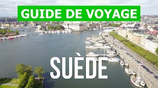 Voyage au Suède  Ville de Stockholm Göteborg Malmö  Vidéo 4k drone  Suède que voir [upl. by Aihsatan260]