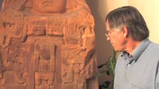 Dr Mark Van Stone Looks at the Final Monument from Quirigua Stela K [upl. by Nosnhoj]