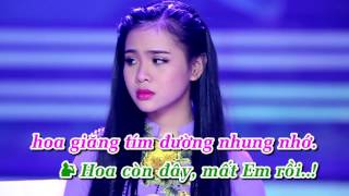 KARAOKE  BEAT Đường Tím Bằng Lăng  Thiên Quang ft Quỳnh Trang [upl. by Sharon]