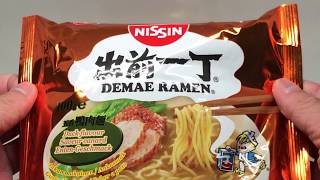 Nissin Demae Ramen 🍜 Duck Flavour 35oz  100g [upl. by Nerrot]