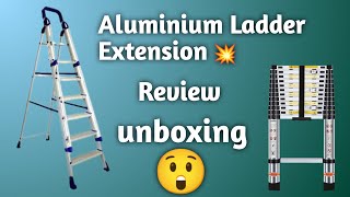 Aluminium Foldable Ladder 🪜  Ladder  Aluminium Ladder Unboxing 😮👍 [upl. by Andel]