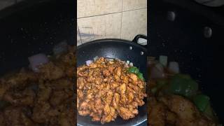 Chicken chilli dry with fried Rice 🍚tastyfoodviralshortsrecipevideo [upl. by Eniretak]