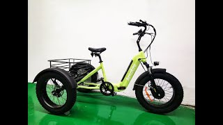 Anlochi 20“ Bafang 500W foldable electric trike three wheel E bike [upl. by Ursala]