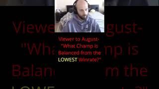 Viewer to August What Champ is Balanced from the LOWEST Winrate [upl. by Gunar]