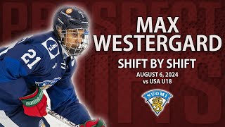 Max Westergård vs USA U18  Aug 6 2024  Hlinka Gretzky Cup [upl. by Bastian]