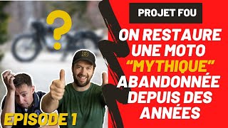 Défi fou  Réparer cette moto abandonnée  EP1 [upl. by Ardene124]