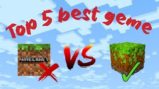 different of Minecraft ❌top 5 best geme✔️ [upl. by Aiz528]