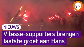 Vitessefans brengen laatste groet aan overleden Hans [upl. by Cho]