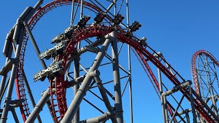 X2 early morning test run at Six Flags Magic Mountain [upl. by Nylarad990]