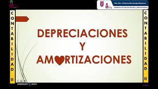 Depreciaciones y amortizaciones [upl. by Revned]