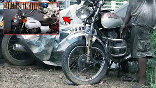 Honda cm125 full restoration  accident bike restoration [upl. by Anilehs624]