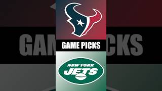 Week 9 Thursday Night Football Texans vs Jets Picks thursdaynightfootball nflpicks nflthursday [upl. by Aeirdna]