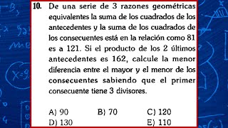 Problemas Selectos Lumbreras  Aritmética  Razones y Proporciones  10 [upl. by Ramses]