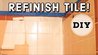 How to Refinish a Bathtub and Tile with Rustoleum Tub and Tile Kit [upl. by Adnalro]