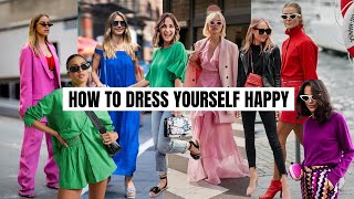 The Happy Fashion Trend You NEED To Know About  Dopamine Dressing [upl. by Noyrb]