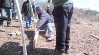 How to build a low cost hoophouse Hmong version [upl. by Minardi]