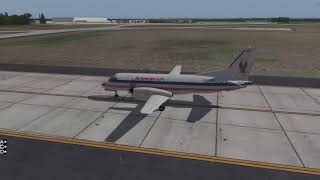 Carenado Saab 340 XPlane 11  Full Flight on VATSIM KCHS to KJAX edited for time [upl. by Gabbert]