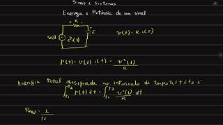 Sinais e Sistemas  Energia e potência de um sinal [upl. by Sonitnatsnoc569]