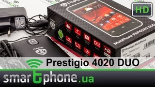 Prestigio MultiPhone 4020 DUO  обзор [upl. by Portwin]