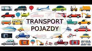 Pojazdy Środki transportu Nazwy pojazdów transport vehicles Edukacyjne karty pracy dla dzieci [upl. by Wayland185]