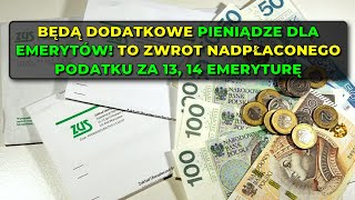 Będą dodatkowe pieniądze dla emerytów To zwrot nadpłaconego podatku za 13 14 emeryturę [upl. by Scotney]