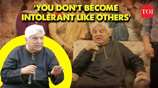 Hindus shouldnt become intolerant like others  Javed Akhtars viral speech [upl. by Rairb]