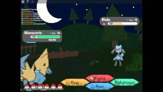 Roblox Pokemon Brick BronzeWhere to find Riolu [upl. by Yeliac]