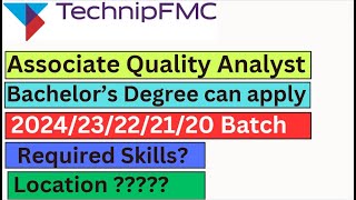 Technip is hiring 202423222120 Batch  Required Skills  Location  No  Criteria itjobs [upl. by Ahsen]