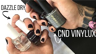 CND Vinylux vs Dazzle Dry BATTLE OF THE BRANDS [upl. by Eleon]