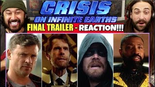 DCTV Crisis on Infinite Earths CROSSOVER  FINAL TRAILER  REACTION [upl. by Adnarram]