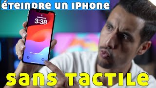 Comment éteindre un iPhone sans tactile quand écran tactile iphone bloqué？ [upl. by Nosnek]