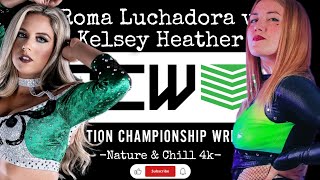 Roma Luchadora amp Kelsey Heather go to War Womens Pro Wrestling [upl. by Hooge]