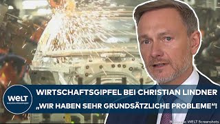 WIRTSCHAFTSKRISE GipfelBattle in Berlin quotDeutsche Wirtschaft hat quotsehr grundlegende Problemequot [upl. by Syman583]