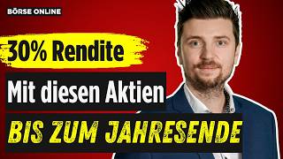 30 bis Jahresende mit diesen Aktien aber eine WARNUNG Droht BörsenCrash nach Senkung der Zinsen [upl. by Moynahan]