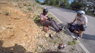 Downhill Longboarding Fails [upl. by Allicsirp]