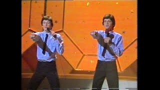 Renmore Pantomime  Power Twins on RTE John PlayerTops 1982 [upl. by Eichman]